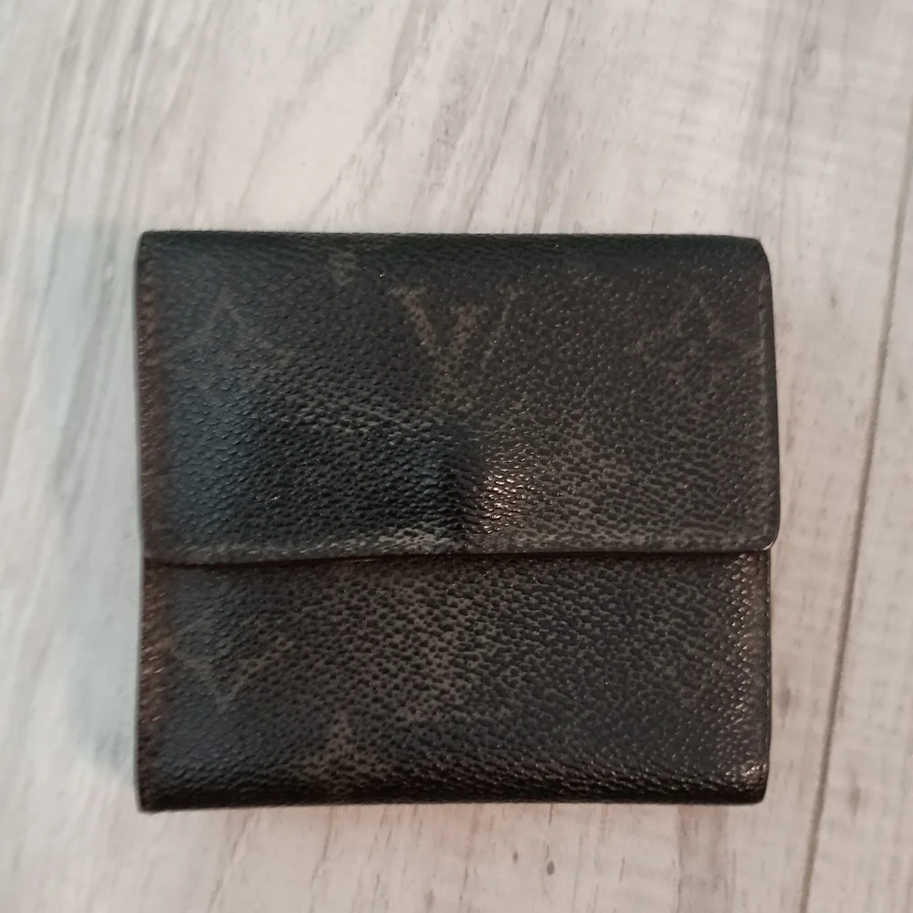 LOUIS VUITTON Bi -fold Wallet Monogram Monogram Canvas Authentic